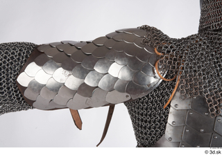  Photos Medieval Guard in mail armor 2 Medieval Clothing Soldier arm mail armor plate armor sleeve 0001.jpg